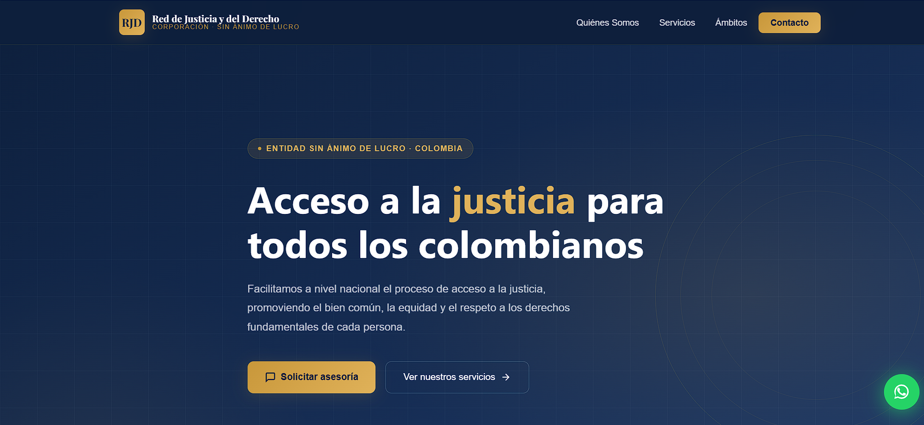Hero landing page